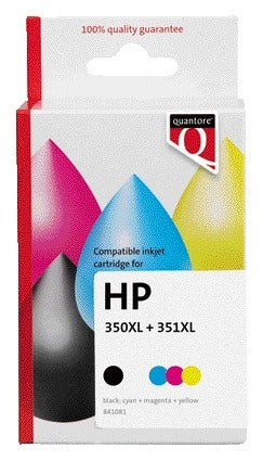 Inktcartridge Quantore HP 350XL / 351XL Multicolor