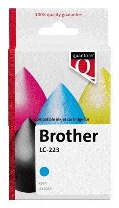 Inktcartridge Quantore Brother LC-223 blauw voor Brother printers