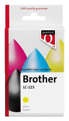 Inktcartridge Quantore Brother LC-223 geel