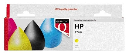 Inktcartridge Quantore HP 973X F6T83CN geel voor HP printers