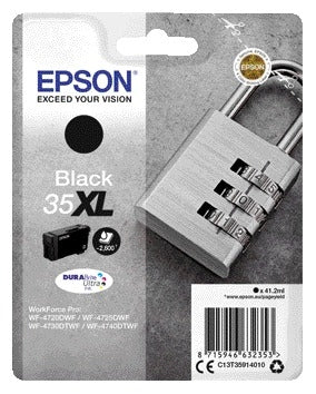 Epson 35XL Zwart Inktcartridge (T3591) voor Hoge Paginaopbrengst