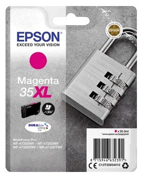 Epson 35XL T3593 Rood Inktcartridge voor Epson printers