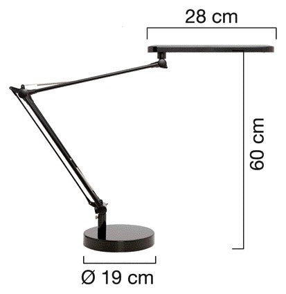 Bureaulamp Unilux Mambo LED Zwart met Energiezuinige Lichttechniek - 2