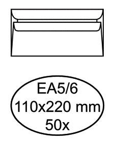 Quantore Bank Envelop C5/6 110x220mm 80g/m² FSC