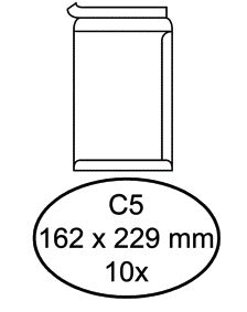 Quantore Akte Envelop C5, 162x229 mm, 100 g/m²