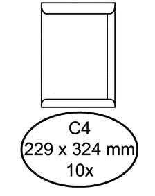 Envelop Quantore Akte C4 229x324mm 120g met zelfklevende sluiting