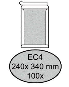 Quantore Bordrug Envelop 240x340 mm, 120 g/m², FSC