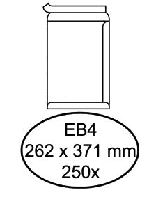 Quantore Akte Envelop EB4 262x371mm 120g/m² Wit