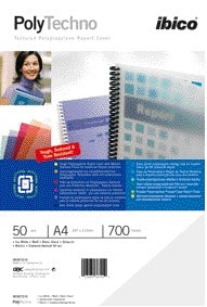 Voorblad GBC A4 PP 700 micron ICE wit - 2