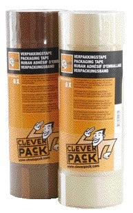Verpakkingstape CleverPack 48mm x 66m PP transparant - 2