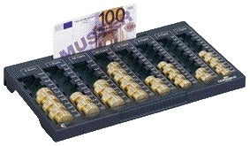 Geldsorteerbak Durable Euroboard L 33.5x324x190 mm met Handleiding