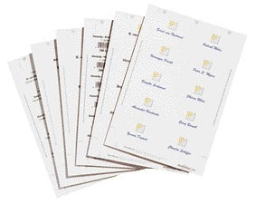 Duraprint insteekkaarten 60x90mm, A4-formaat