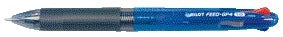 Balpen PILOT Begreen 4-kleuren Feed GP4 M Blauw