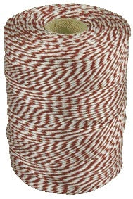 Katoenen touw Muller 180 meter rood/wit