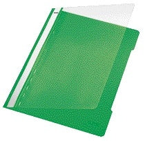 Leitz A4 PVC Snellechtmap in lichtgroen met identificatiestrook