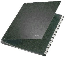 Termijmmap Leitz 5812 1-12 Zwart
