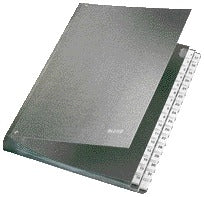 Bureaumap Leitz 1-31 270x354x345mm Zwart Hardboard