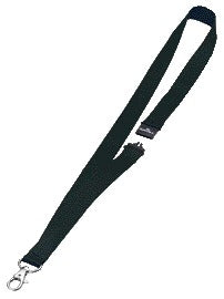 Sleutelkoord Durable Keycord Zwart 44cm met Veiligheidssluiting en Karabijnhaak
