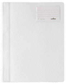 Durable A4 PVC Snellehechter Map met Etiketvenster en Binnentas