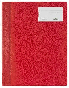 Durable Snellechter A4 PVC Met Etiketvenster Rood