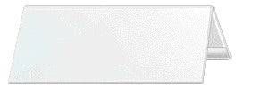 Duurzaam Naambord Europel 8053 105x297mm Transparant PVC