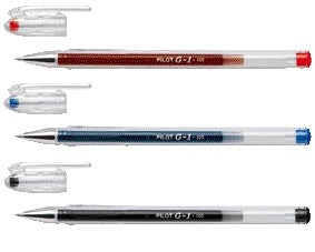 Pilot BL-G1-7 M zwart gelpotlood met soepele inkt - 2