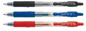 PILOT BL-G2-5 F Gelpen Zwart 0,25mm - 2