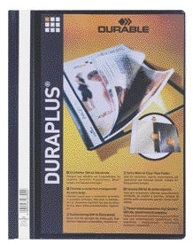 Durable Duraplus Zwarte A4 offertemap met personaliseerbaar voorblad