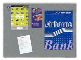 Prikbord Legamaster Textiel Premium 45x60cm Grijs