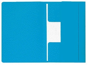 Dossiermap Djois Mamm folio 3K 250 g/m² recycled, blauw, 10 stuks