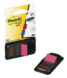 Post-it Indextabs 680 25.4x43.2mm, felroze