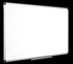 Quantore Gelakt Whiteboard 30x45cm, Magnetisch