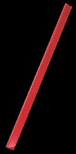DURABLE A4 5/6mm Klemrug Rood voor ongeperforeerde documenten