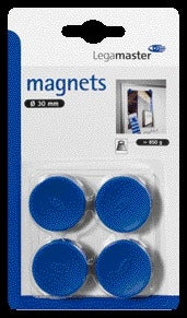 Blauwe magneet MAUL 30mm, 850g, sterke hechting