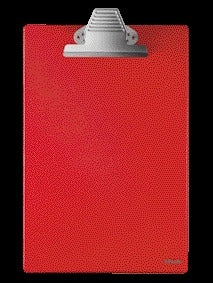 Klembord Esselte PVC Rood 36x22cm met Zware Klem