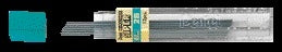 Pentel 2B 0.7mm Potloodstift, 12 stuks, zwart