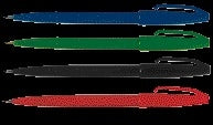 Pentel Signpen fineliner rood 0,8mm, wateroplosbare inkt - 2