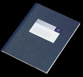 Notitieboek Djois lijm 210x165mm 160 pagina's lijnblauw