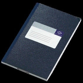 Notitieboek Djois Atl gelijmd 165x105mm 128 pagina’s blauw