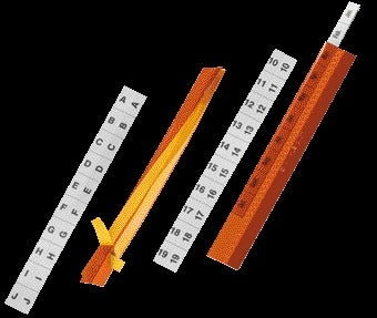 Durable Zelfklevende Indextabs 200mm Glashelder/Wit - 7