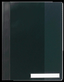 Durable Extra Brede PVC Snelhechter A4 Zwart
