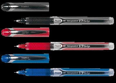 Pilot Hi-Tecpoint Grip BXGPN M Rood Nauwkeurig met Rubber Grip - 2