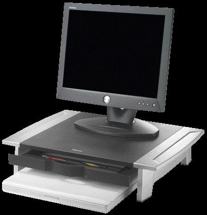 Fellowes Office Suites monitorstandaard met opberglade