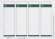 Leitz Printbare Rug-insteekkaart 56x190mm Karton