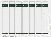 Leitz Printbare Rug-insteekkaart 31x190mm Karton