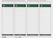 Leitz Rugetiket 62x192mm Printbaar Zelfklevend