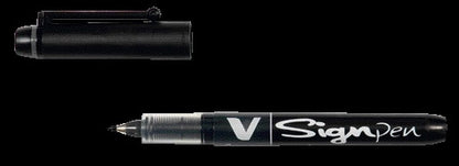 Sign Pen Fineliner Pilot V Sign SW-VSP F zwart