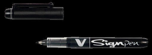Sign Pen Fineliner Pilot V Sign SW-VSP F zwart