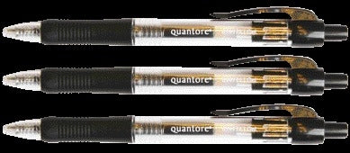 Gelschrijver Quantore Grip 0.7mm Zwart - 3