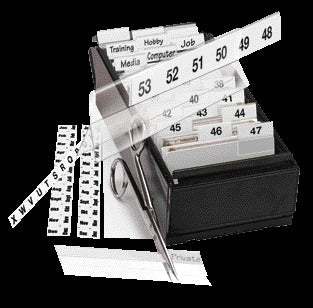 Djois Zelfklevende Index-tabs 12x150mm, permanent, wit